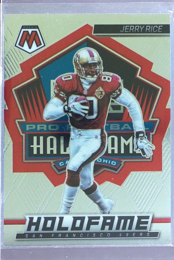 2022 Mosaic Jerry Rice #HF-9 49ers HoloFame