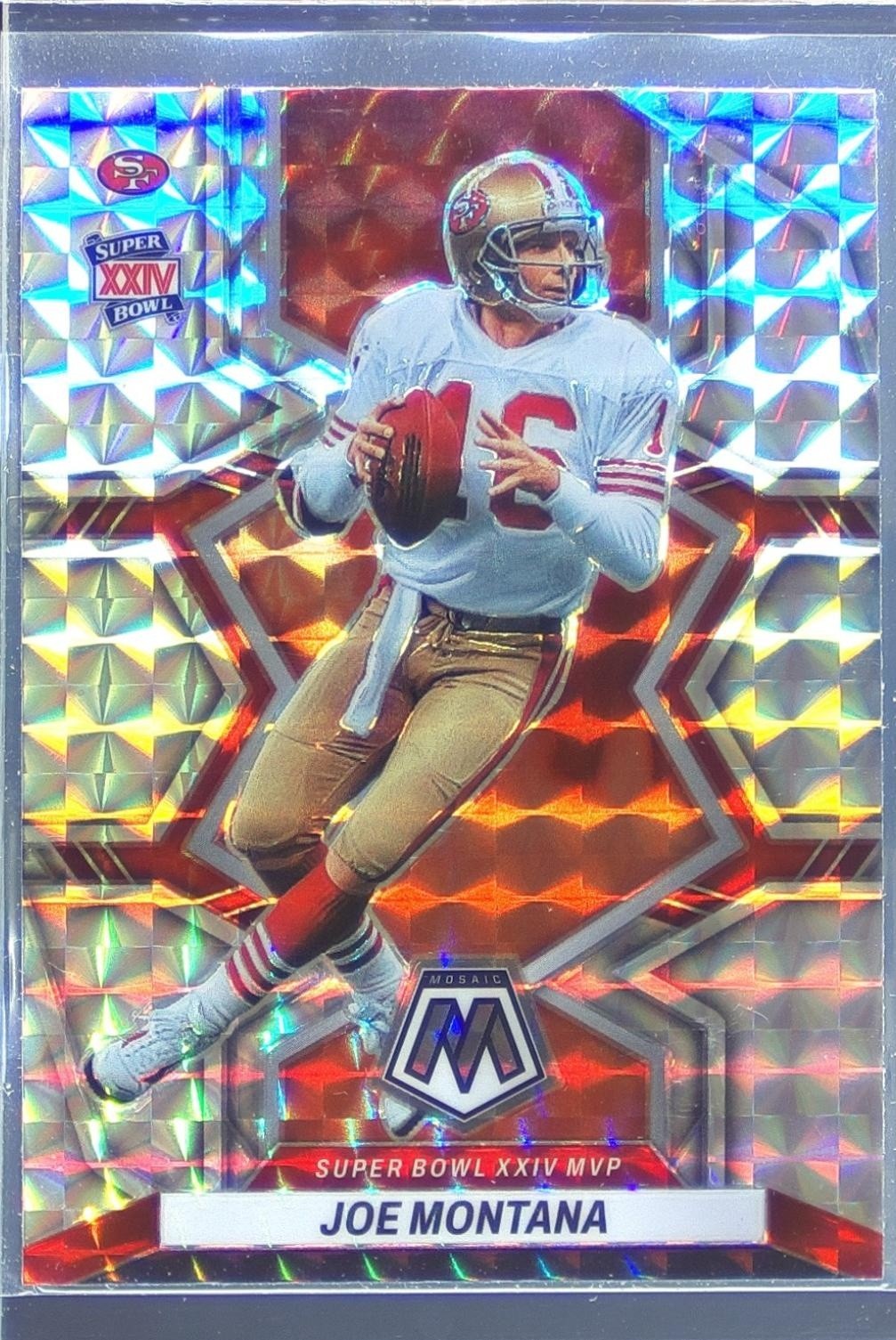 2022 Mosaic Joe Montana Mosaic #296 49ers
