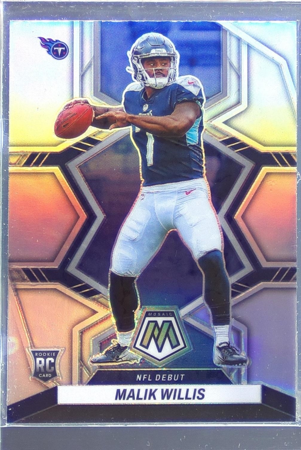 2022 Mosaic Malik Willis Silver RC #272 Titans