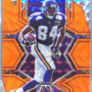 2022 Mosaic Randy Moss Mosaic Reactive Orange #132 Vikings