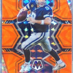 2022 Mosaic Tony Romo Mosaic Reactive Orange #221 Cowboys