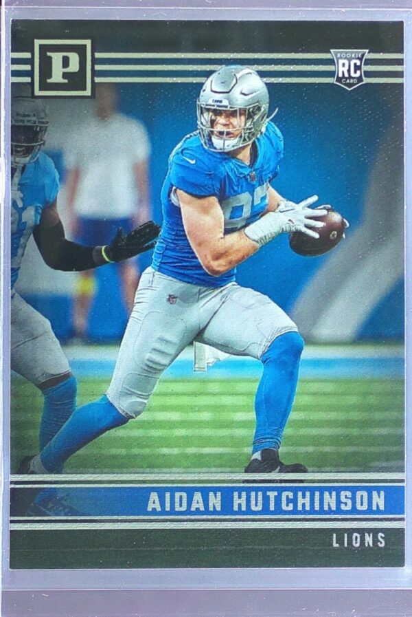 2022 Panini Chronicles Aidan Hutchinson RC #PA-10 Lions Panini