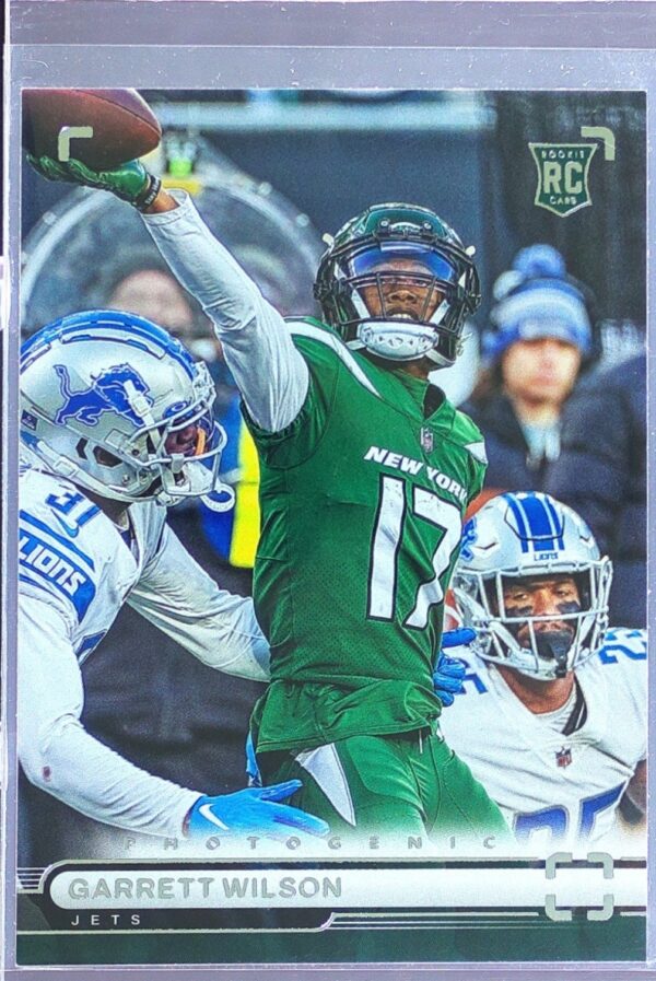 2022 Panini Chronicles Garrett Wilson RC #PH-38 Jets Photogenic