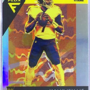 2022 Panini Chronicles Malik Willis RC #FX-3 Titans Flux Rookies Silver