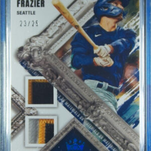 2022 Panini Diamond Kings Adam Frazier SN25 MEM #DKM-AF Mariners DK Materials Pl