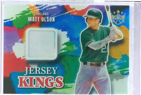 2022 Panini Diamond Kings Matt Olson JSY #JK-MA Athletics Jersey Kings