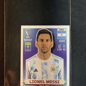 2022 Panini Fifa World Cup Qatar Sticker Lionel Messi Argentina ARG20