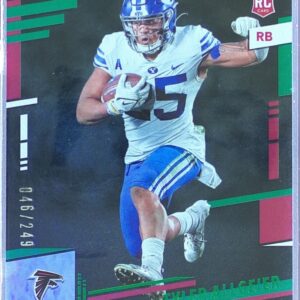 2022 Panini Prestige Tyler Allgeier Xtra Points Green /249 RC #357 Falcons
