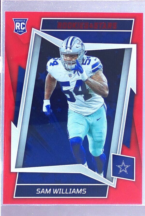 2022 Panini Rookies & Stars Sam Williams Red RC #194 Cowboys