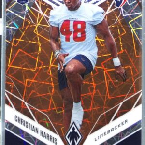 2022 Phoenix Christian Harris RC Orange Lazer /75 #184 Texans