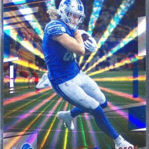 2022 Prestige T.J. Hockenson Xtra Points Sunburst #99 Lions