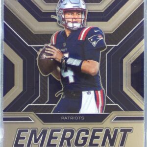 2022 Prizm Bailey Zappe RC #E-4 Patriots Emergent