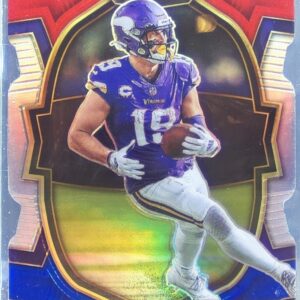 2022 Select Adam Thielen Red and Blue Prizm Die Cut #51 Vikings