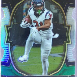 2022 Select Dameon Pierce Black and Green Prizm Die Cut RC #47 Texans