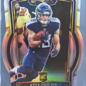 2022 Select Kyle Philips Silver Prizm Die Cut RC #206 Titans
