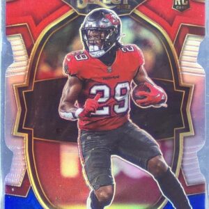2022 Select Rachaad White Red and Blue Prizm Die Cut RC #27 Buccaneers