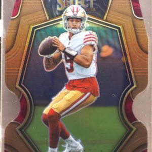 2022 Select Trey Lance Copper Prizm Die Cut /99 #185 49ers