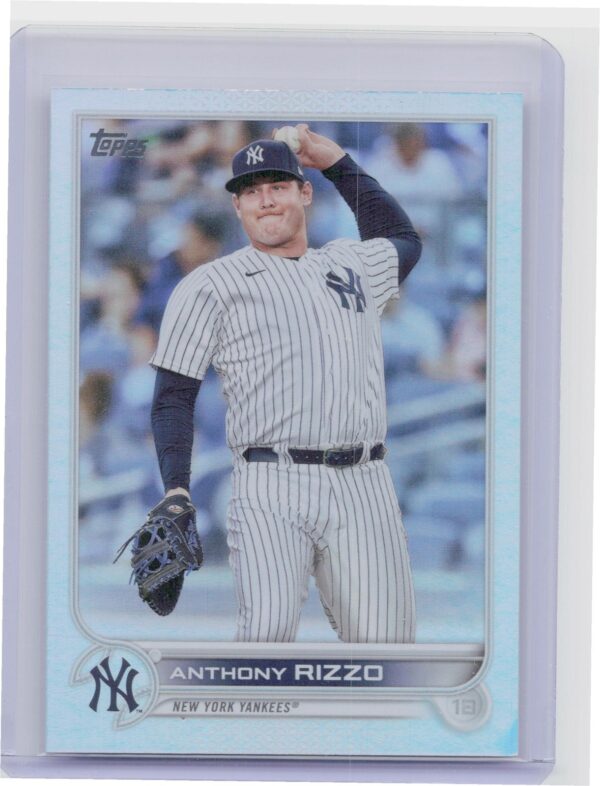 2022 Topps Anthony Rizzo Rainbow Foil #242 Yankees