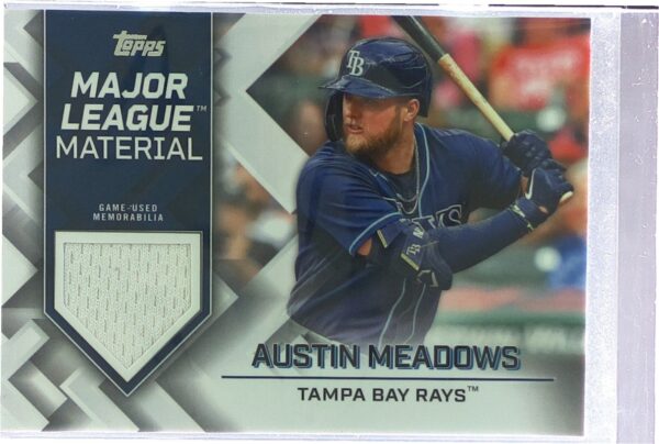 2022 Topps Austin Meadows JSY #MLM-AM Rays Major League Material Relics Series 1