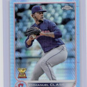 2022 Topps Chrome Sonic Emmanuel Clase Refractor #130 Guardians
