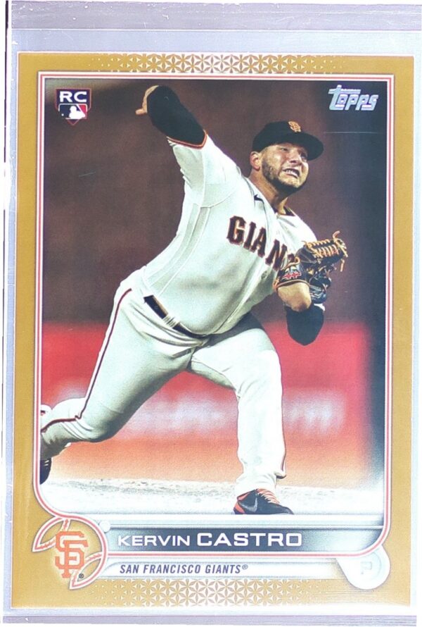 2022 Topps Kervin Castro Gold /2022 RC #413 Giants