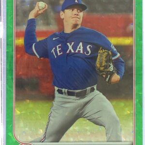 2022 Topps Spencer Howard Green Foilboard /499 #162 Rangers