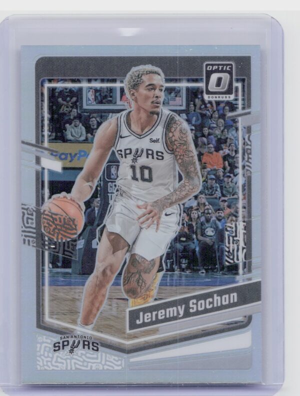 2023-24 Donruss Optic Jeremy Sochan Holo 56 Spurs