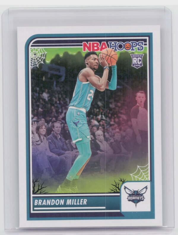 2023-24 Hoops Haunted Hoops Brandon Miller RC 245 Hornets