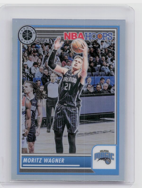 2023-24 Hoops Premium Stock Moritz Wagner Silver Prizm 63 Magic