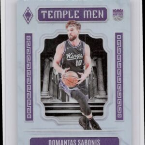 2023-24 Panini Phoenix Domantas Sabonis 19 Kings Temple Men Silver