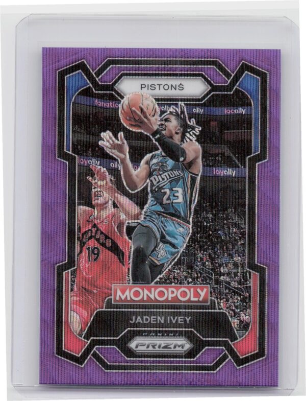 2023-24 Panini Prizm Monopoly Jaden Ivey Purple #26 Pistons