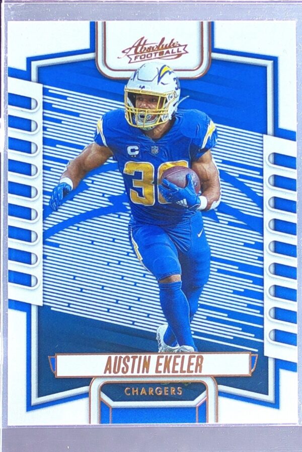 2023 Absolute Austin Ekeler Orange #51 Chargers