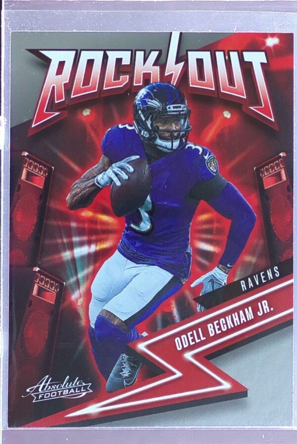 2023 Absolute Odell Beckham Jr. #13 Ravens Rock Out