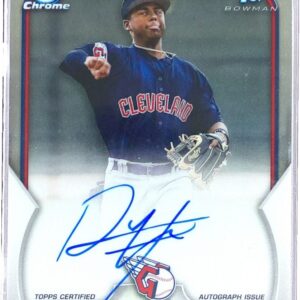 2023 Bowman Dayan Frias Auto #CPA-DF Guardians Chrome Prospects Autographs