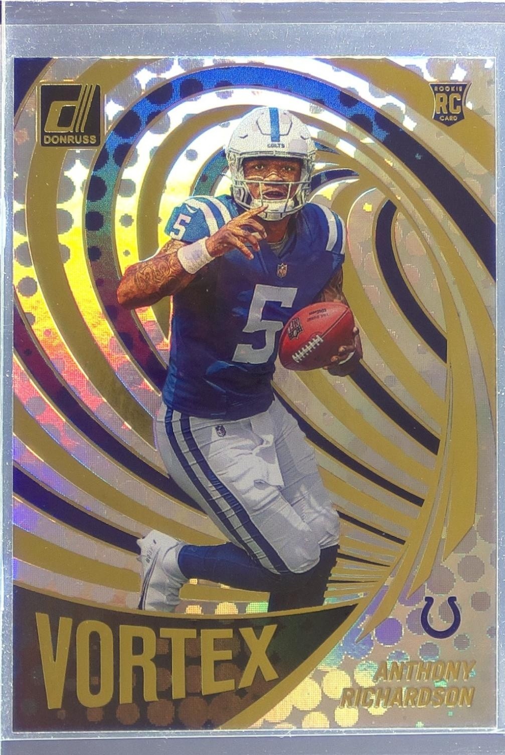 2023 Donruss Anthony Richardson RC #VOR-19 Colts Vortex