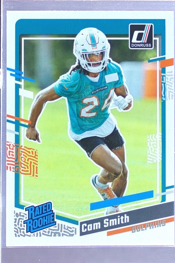 2023 Donruss Cam Smith RC #364 Dolphins