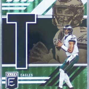 2023 Donruss Elite Jalen Hurts #SB-JH4 Eagles Spellbound Green