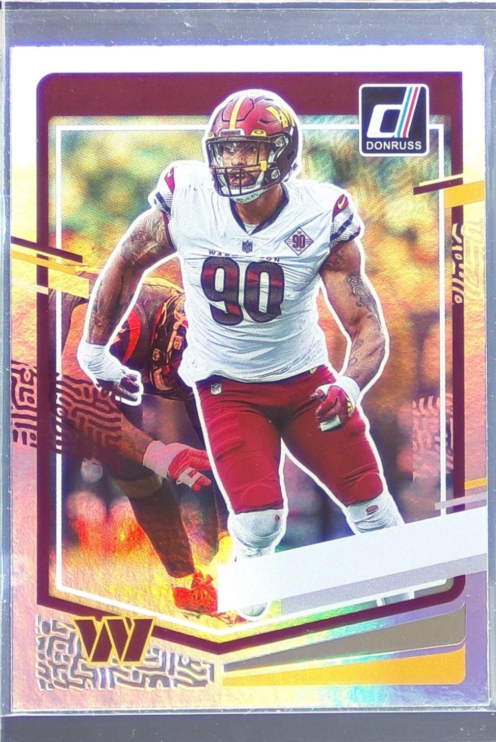 2023 Donruss Montez Sweat No Name #299 Commanders