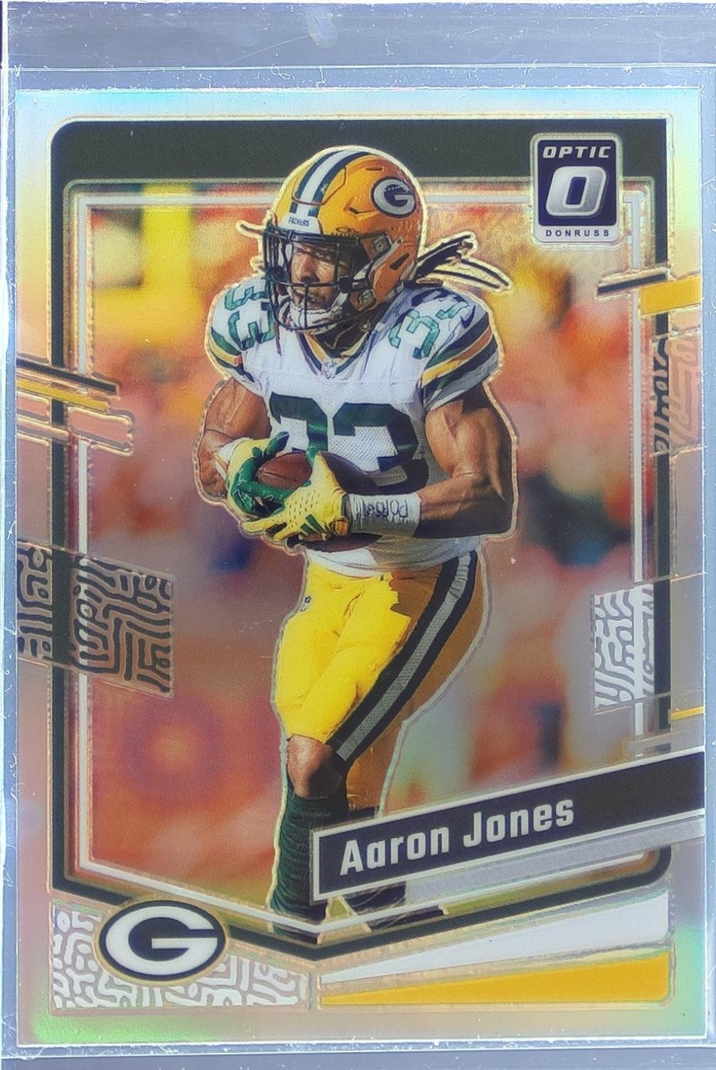 2023 Donruss Optic Aaron Jones Holo #63 Packers