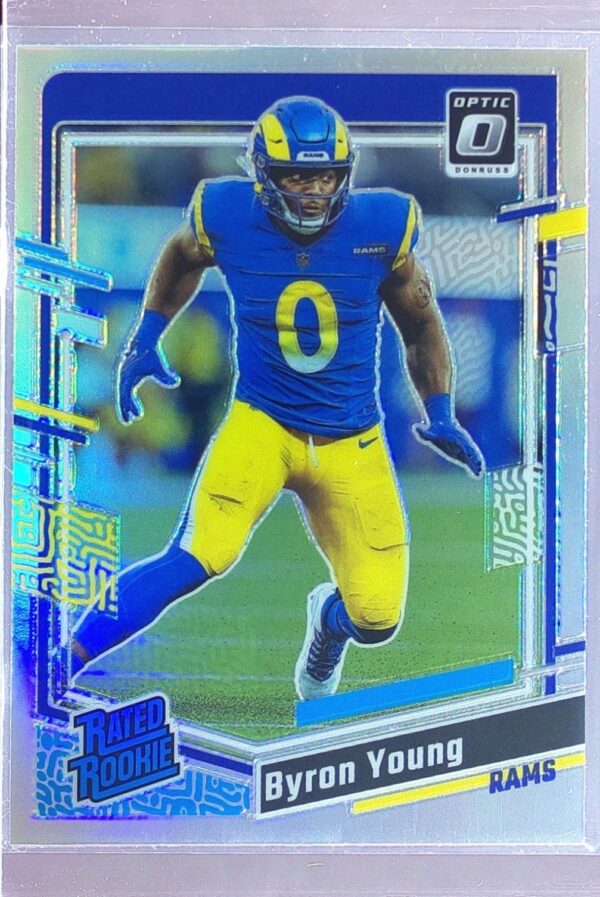 2023 Donruss Optic Byron Young Holo RC #266 Rams