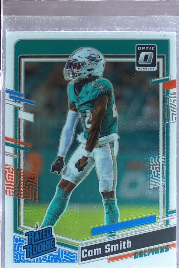 2023 Donruss Optic Cam Smith RC #268 Dolphins