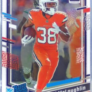 2023 Donruss Optic Jaleel McLaughlin RC #232 Broncos