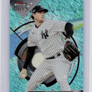 2023 Finest Gerrit Cole Aqua Shimmer Refractor /175 #48 Yankees