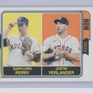 2023 Heritage Gaylord Perry / Justin Verlander Then and Now #TAN-6 Indians Astro