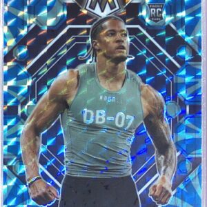 2023 Mosaic Julius Brents Reactive Blue Mosaic #340 Colts
