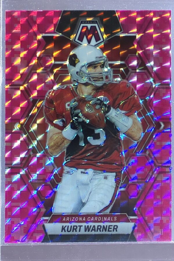2023 Mosaic Kurt Warner Camo Pink Mosaic #5 Cardinals
