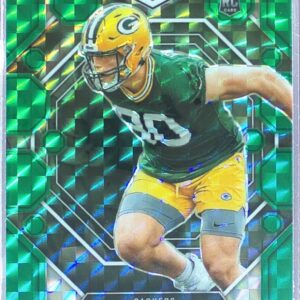 2023 Mosaic Lukas Van Ness Green Mosaic RC #342 Packers