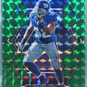 2023 Mosaic Michael Strahan Green Mosaic #182 Giants