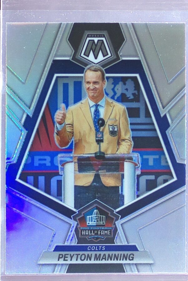 2023 Mosaic Peyton Manning Hall of Fame HOF Silver #274 Colts