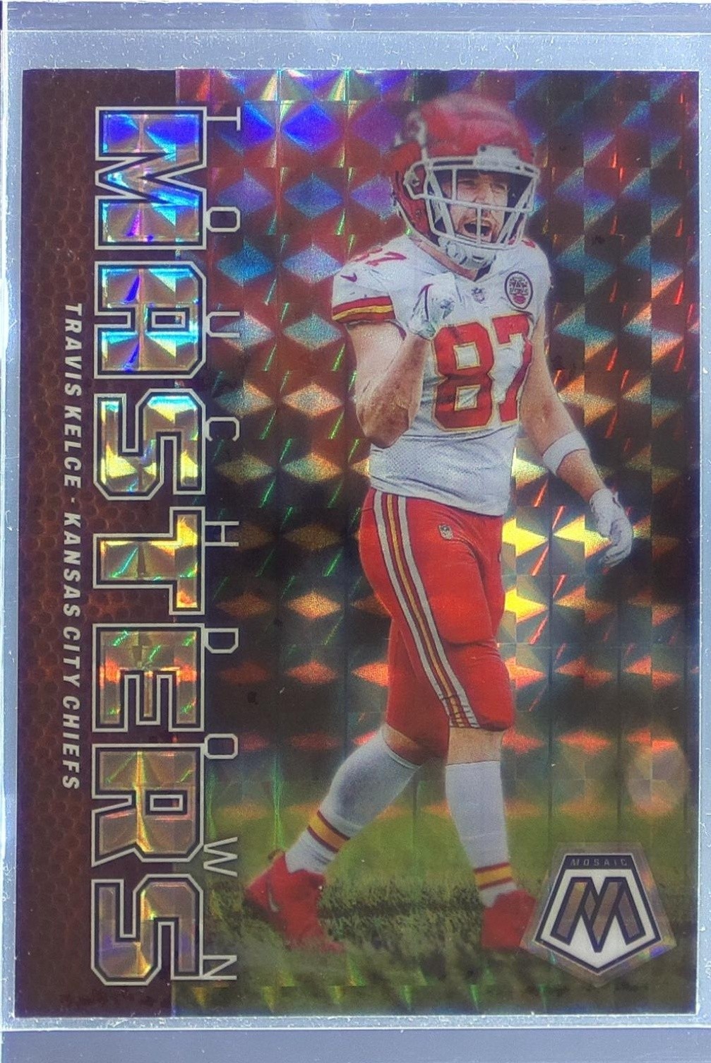 2023 Mosaic Travis Kelce #TM-TK Chiefs Touchdown Masters Mosaic